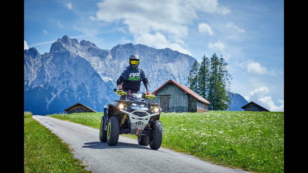 CanAm Outlander 1000R Xxc // Awesome roadtrip in the Alps