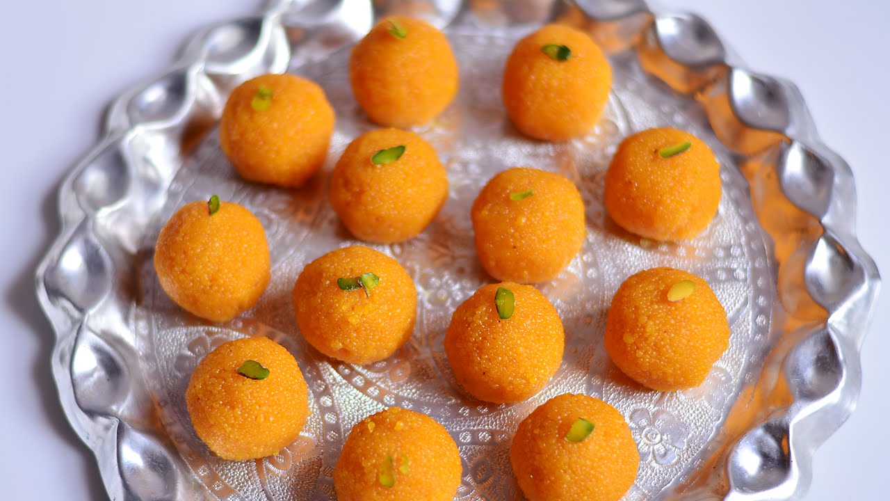 Homemade Motichoor Ladoo Recipe | Motichur Laddu Recipe | Indian Sweets