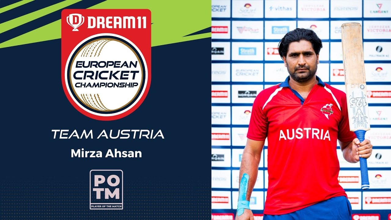 MOM: M.Ahsan - AUT vs POR | Highlights | Dream11 European Cricket Championship Day 5 | ECC21