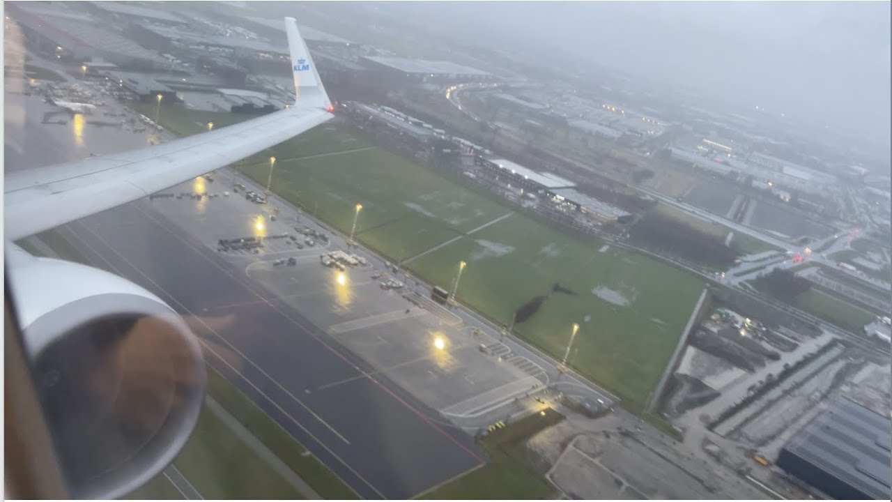 KLM Boeing 737-800 (Winglets) Takeoff from Amsterdam Schiphol Airport