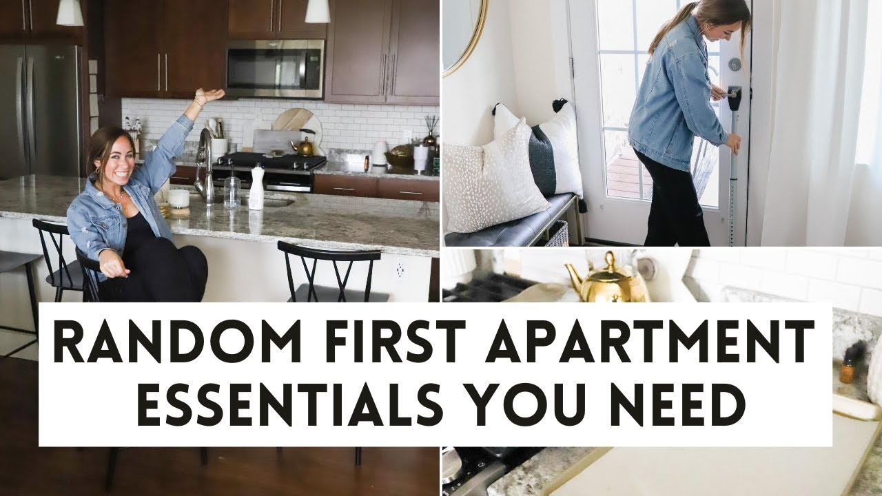 FIRST APARTMENT ESSENTIALS | Random First Apartment Products I Can't Live Without