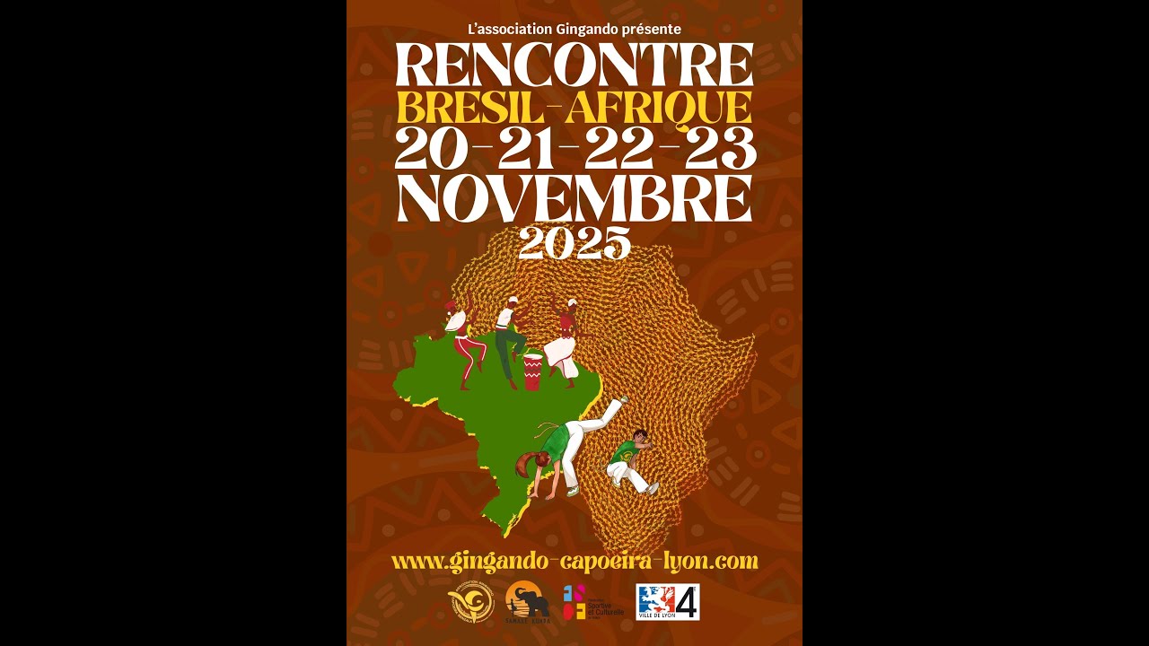 Clip Rencontre Brésil Afrique - Asso.Gingando Capoeira-Lyon