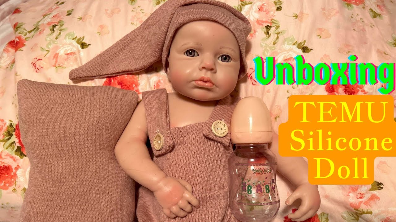 Unboxing 18” full-body silicone TEMU replica reborn doll #dollcollector #fakebaby
