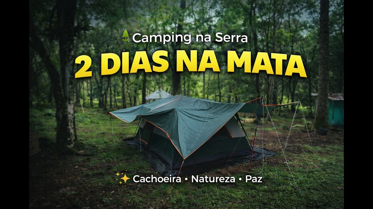 ACAMPANDO NO MEIO DA NATUREZA Recanto Caravaggio IPÊ RS