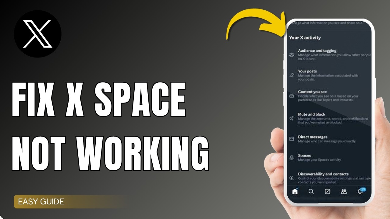 How To Fix Twitter X Space Not Loading !