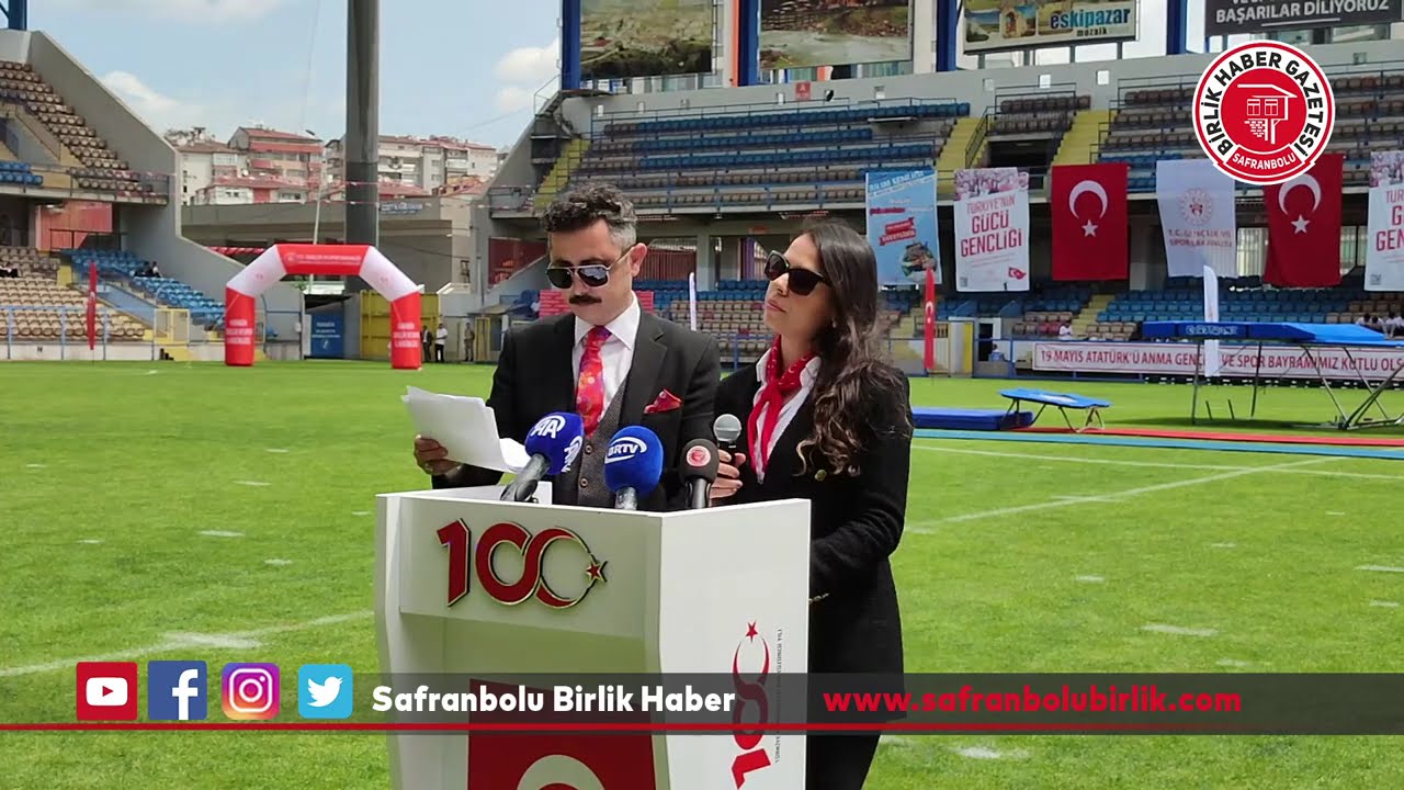 Karabük'te 19 Mayıs Atatürk'ü Anma ve Genclık Spor Bayramı Kutlaması
