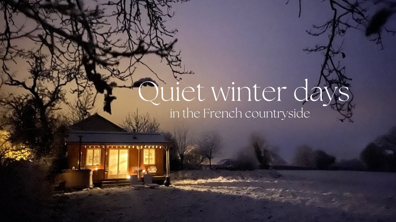 Quiet winter days in the French countryside