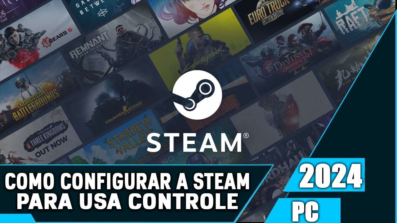 ✅ [2024] COMO CONFIGURAR QUALQUER CONTROLE NA STEAM ATUALIZADO