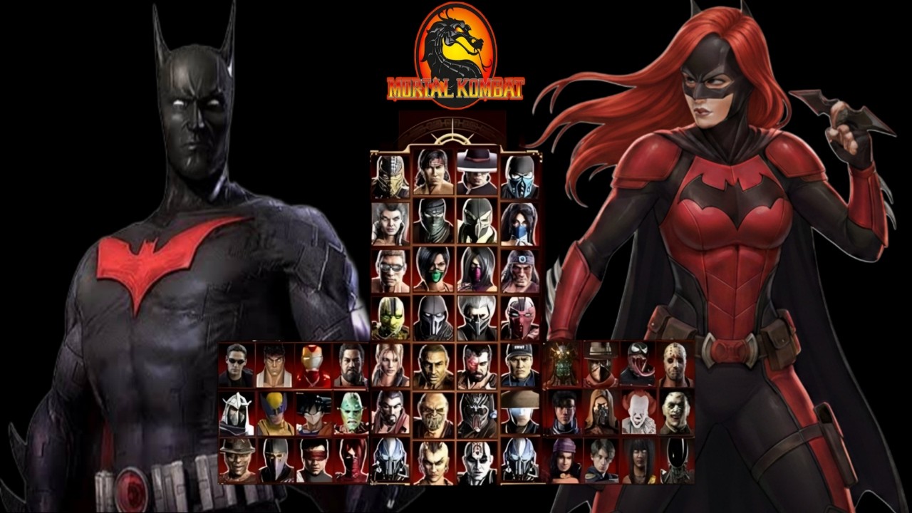 Mortal Kombat 9 - BATMAN BEYOND & BATWOMAN MOD - NEW Expert Tag Ladder Gameplay