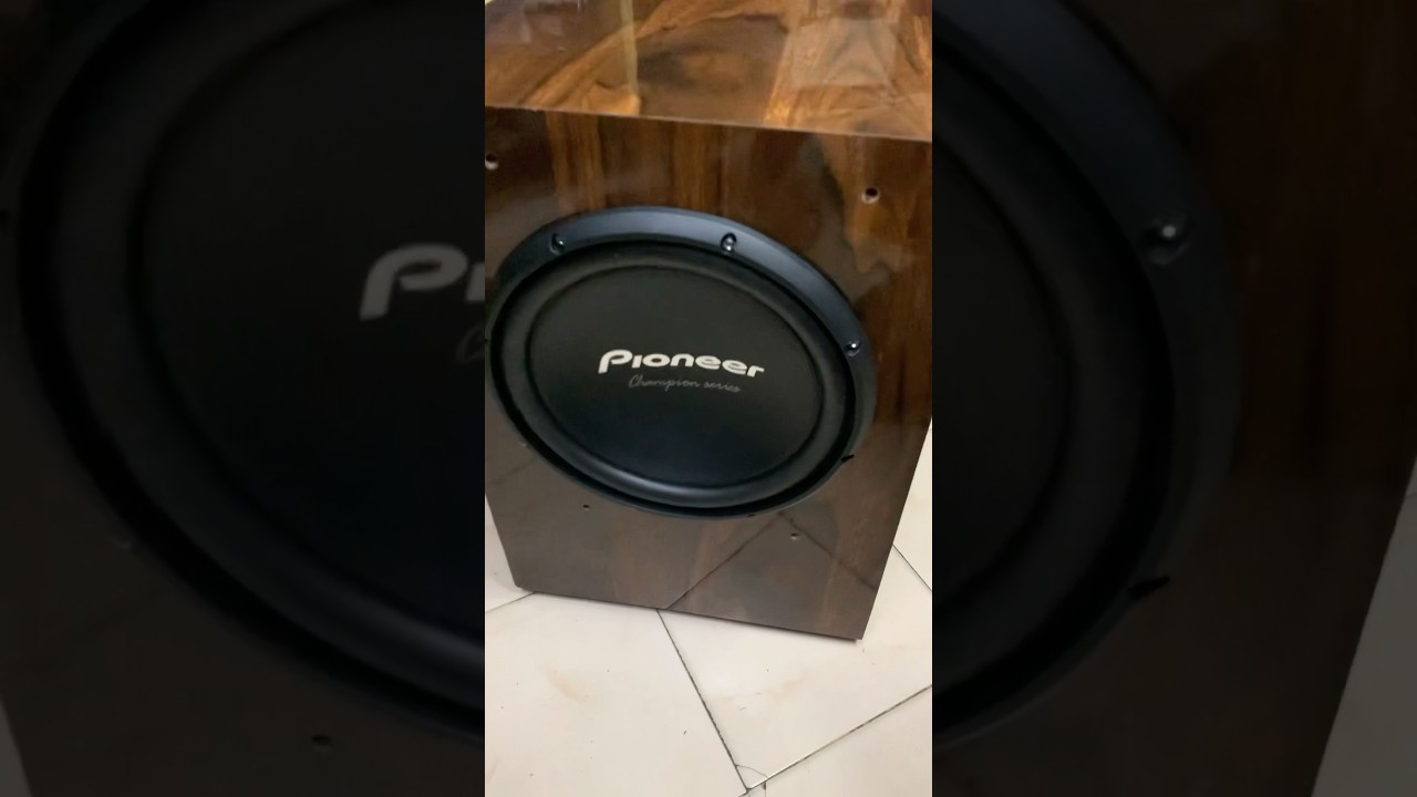 12&rdquo; pioneer subwoofer #subwoofer #amplifier