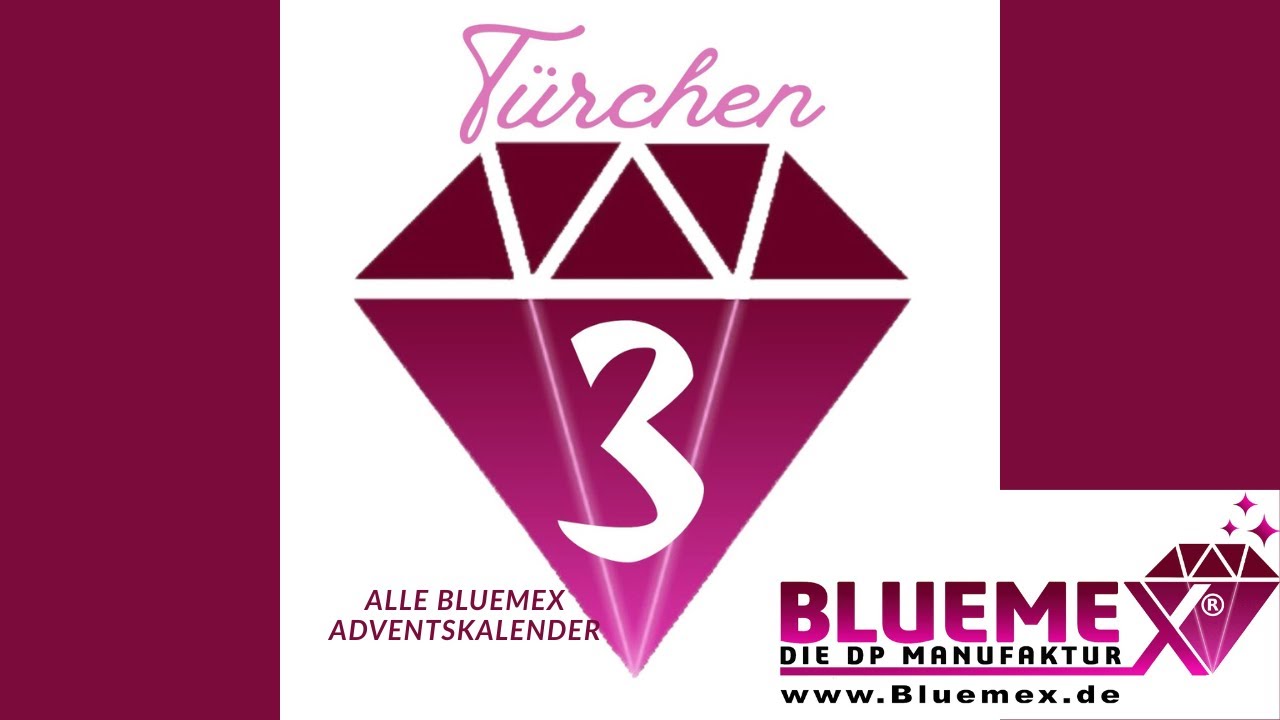 BLUEMEX// Diamond Painting// alle 3 Adventskalender 03.12.2025