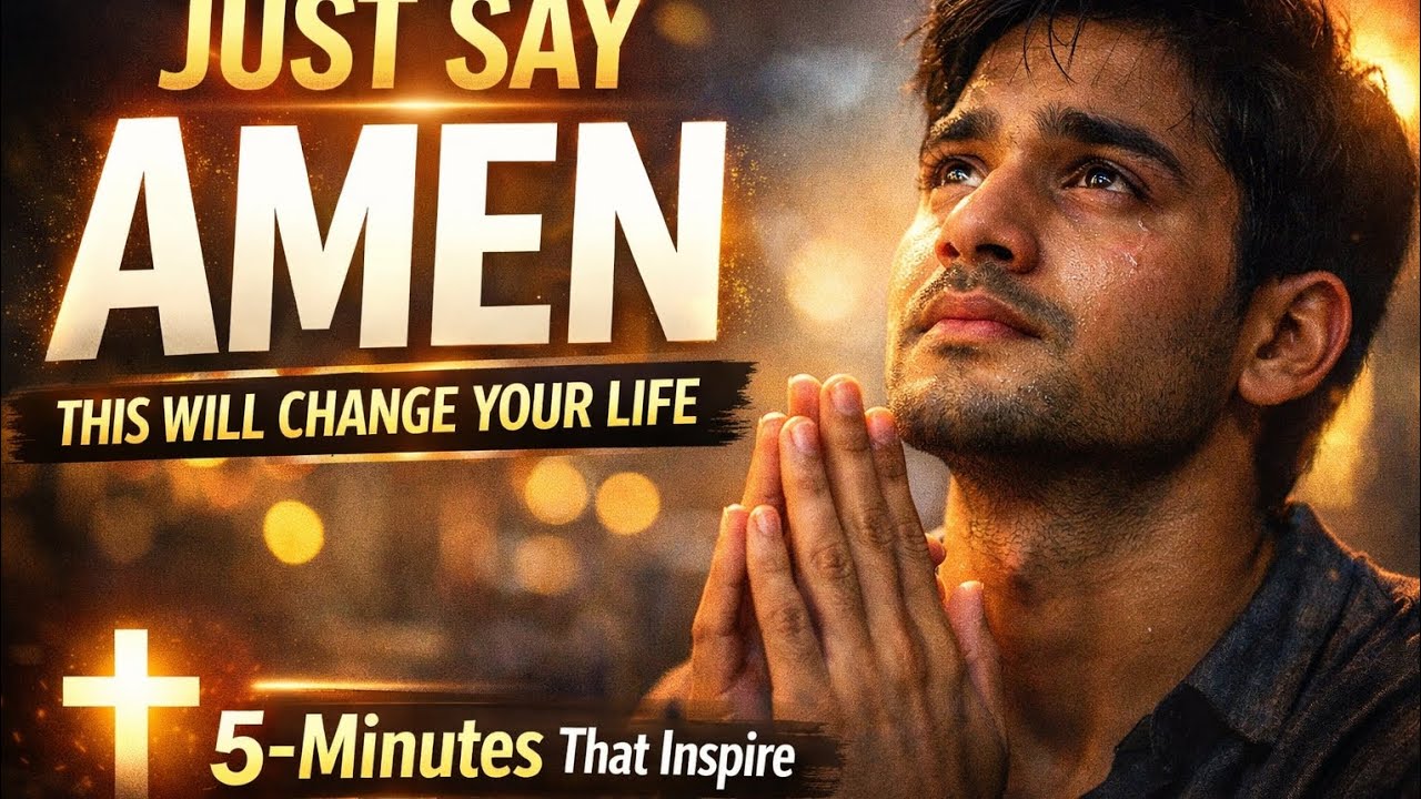 Say This One Word Every Day | AMEN Motivation That Will Change Your Life #faith #amen #motivation 
