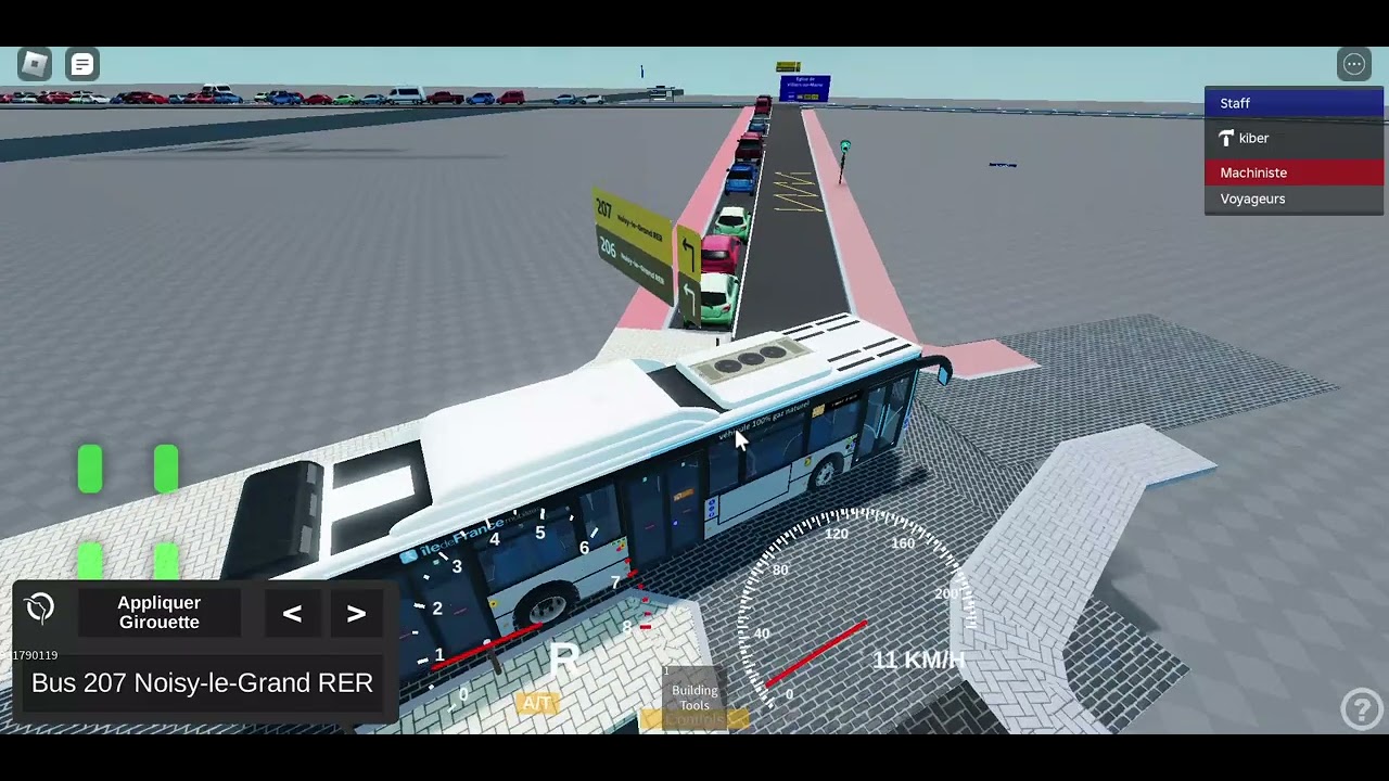 RATP | Marne-la-Vallée - Bus 207 dir. Noisy-le-Grand RER
