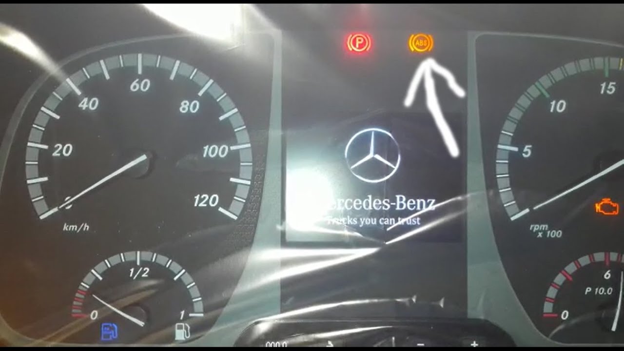 Como ABS indica falhas veja funcionamento Axor Mercedes-Benz