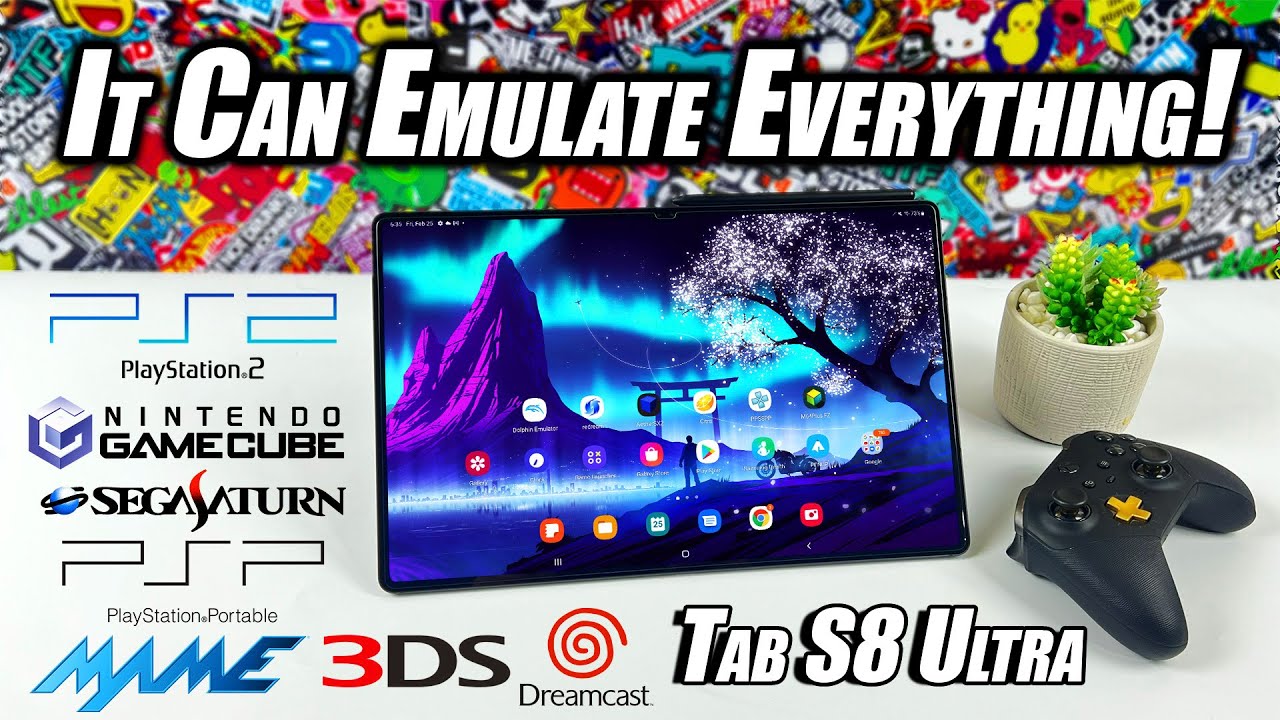 Лучший планшет для эмуляции! Galaxy Tab S8 Ultra может эмулировать всё!