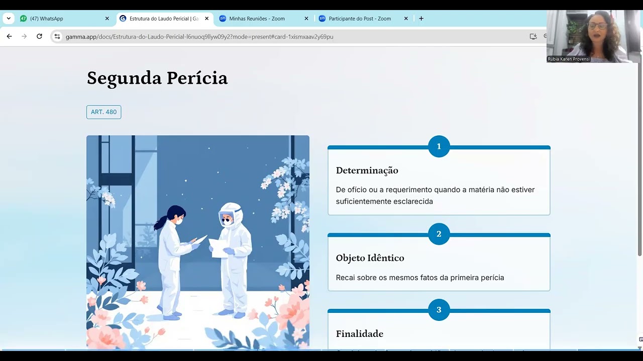 Segunda parte - Construindo o laudo e orientações pagamento