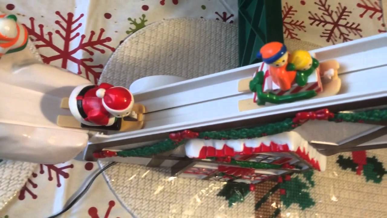 1992 Mr. Christmas Santa's Ski Slope.
