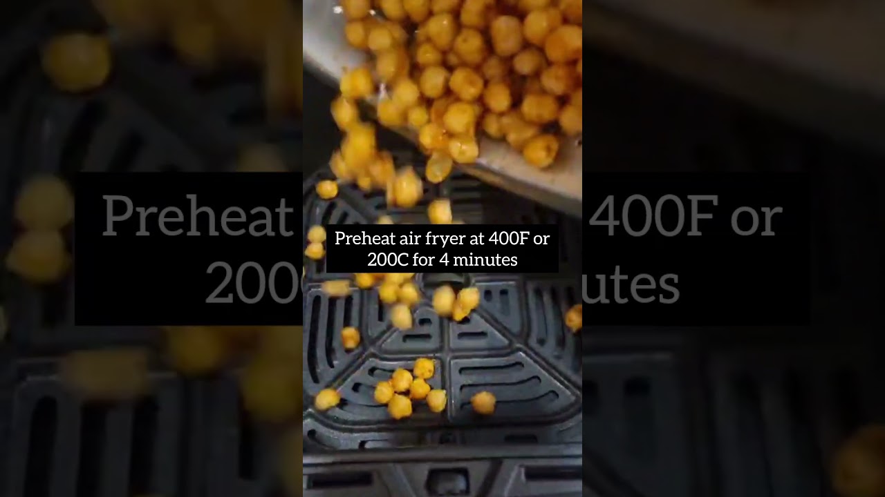 Crispy Easy Air fryer Chickpeas, Cheap and Healthy Snacks #airfryer #healthysnack #airfryerrecipes