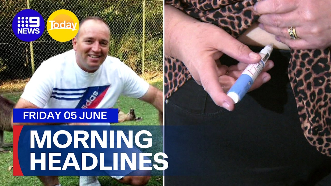 Bondi terror attack hero charged; Free prison Ozempic handouts | 9 News Australia