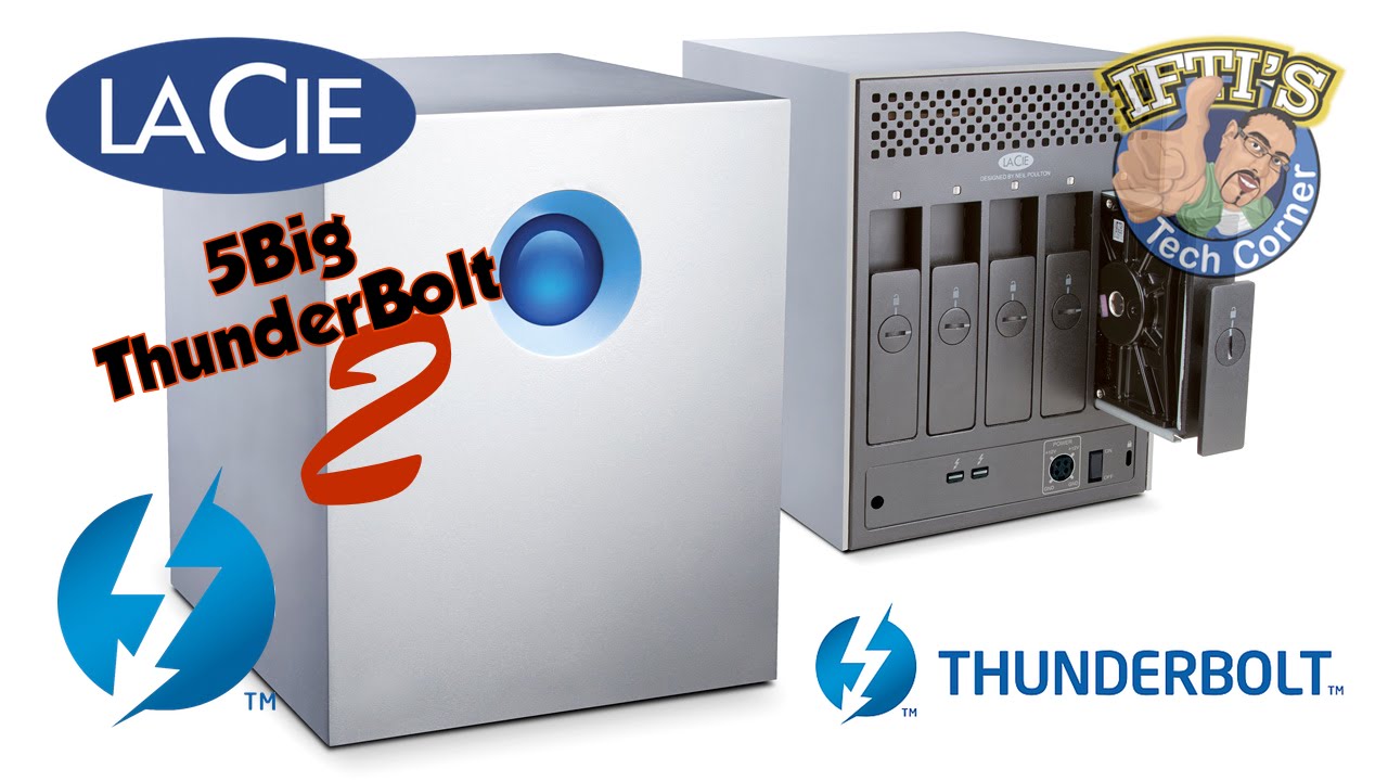 Lacie 5Big 20TB ThunderBolt 2 RAID Enabled Drive for 4K Video - 2014 - REVIEW