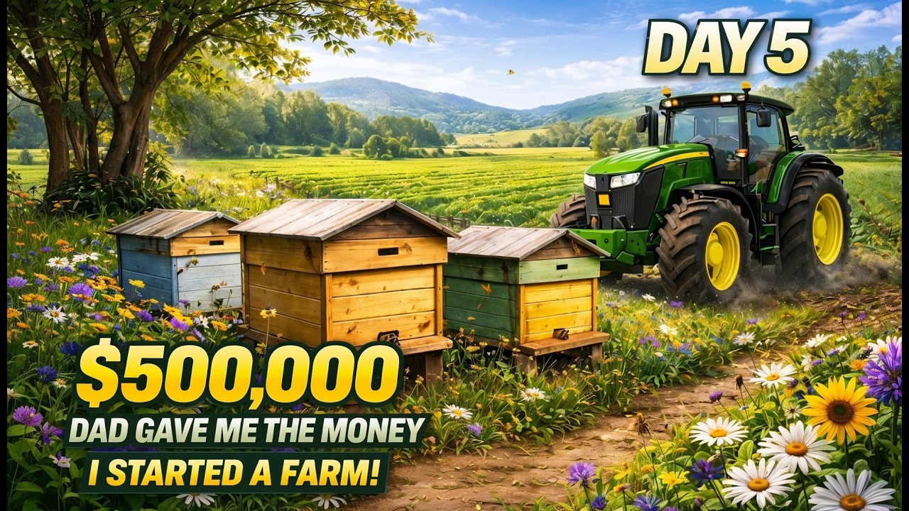 Farming Simulator 25 Day 5 Gameplay | I Bought Beehives and Cut Trees