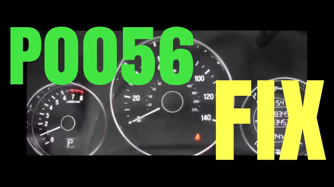 HOW TO FIX ANY CAR WITH A  P0056 HO2S Heater Control Circuit - Bank 2 ... ERROR CODE- Fast and easy