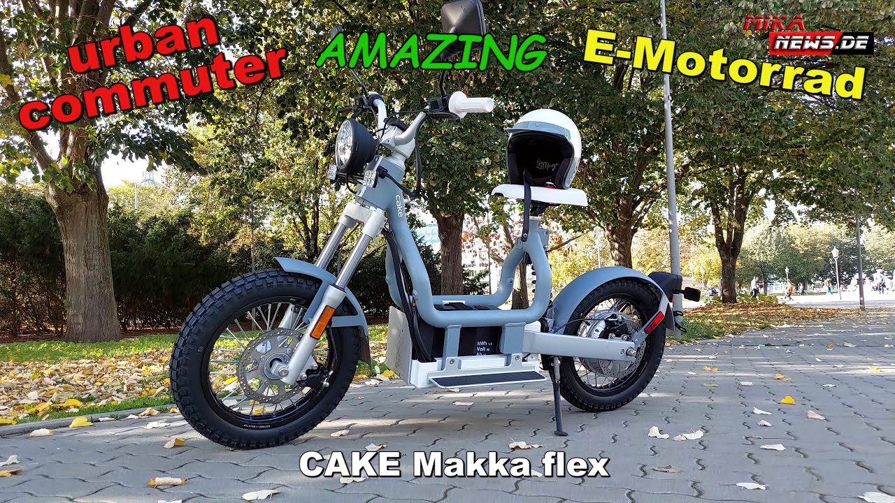 Urbaner Streetflitzer - Der fliegende Schwede - CAKE Makka flex E Motorrad