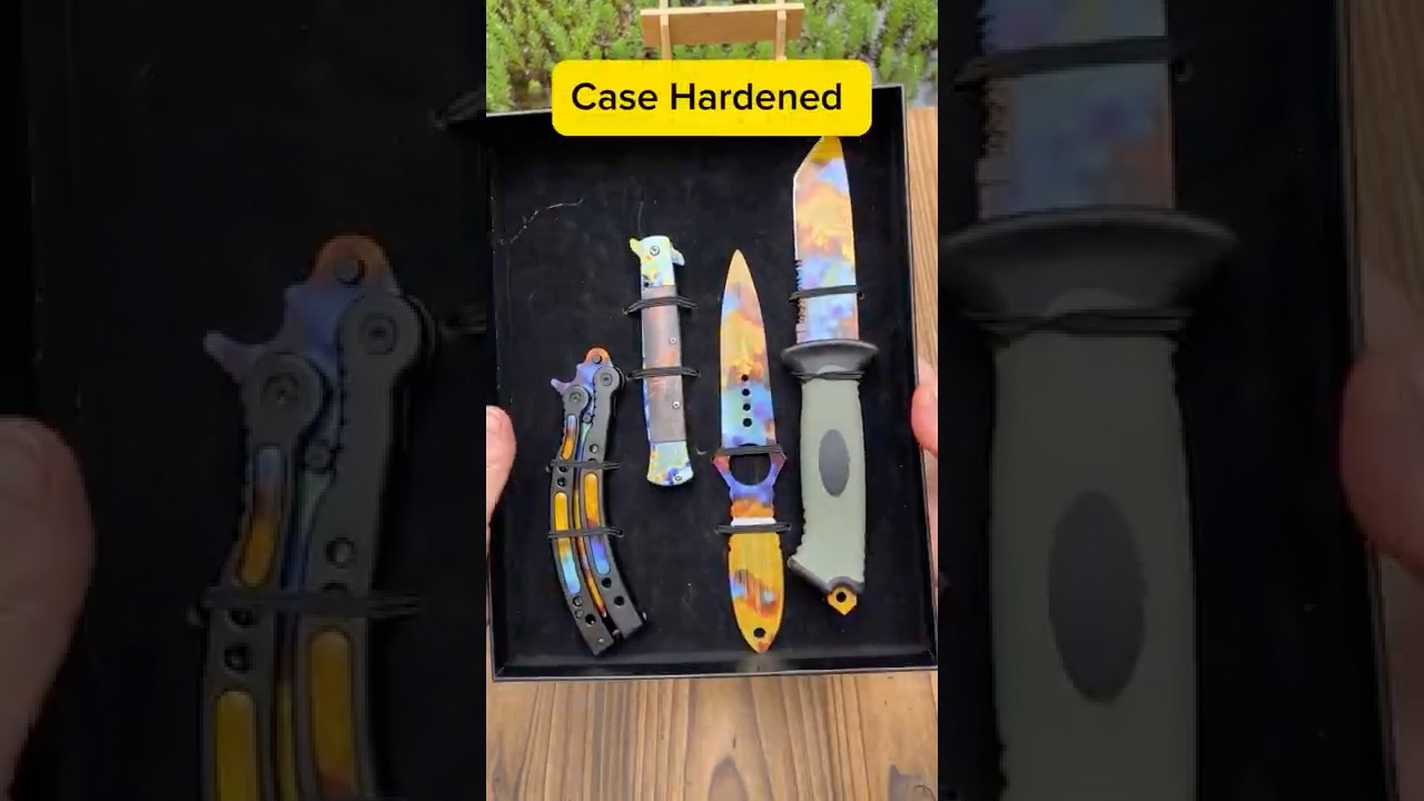 Csgo Case Hardened Skin Weapon IRL Unboxing #mysterybox #csgobutterflyknife #csgoweapon