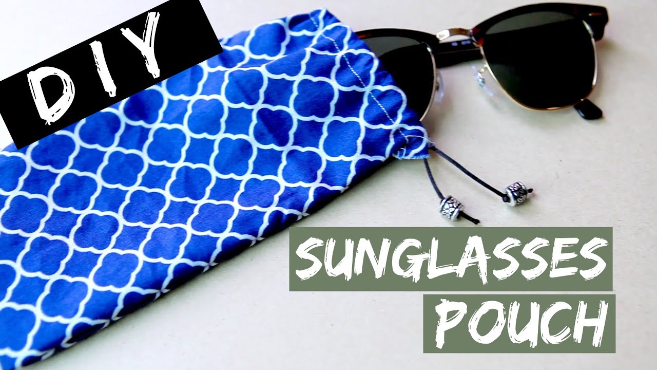 DIY SUNGLASSES POUCH + FREE GLASSES!!