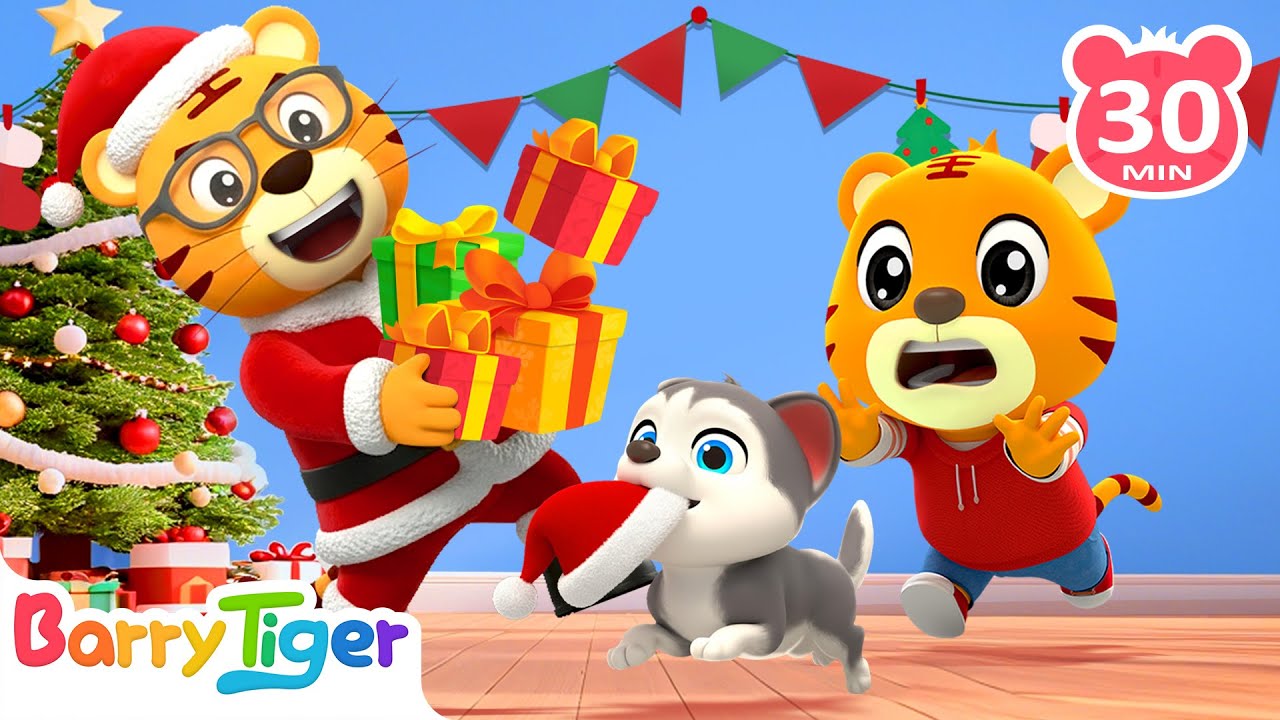 We Wish You a Merry Christmas! | Festival Song & More Songs for Kids | Animal Songs | BarryTiger