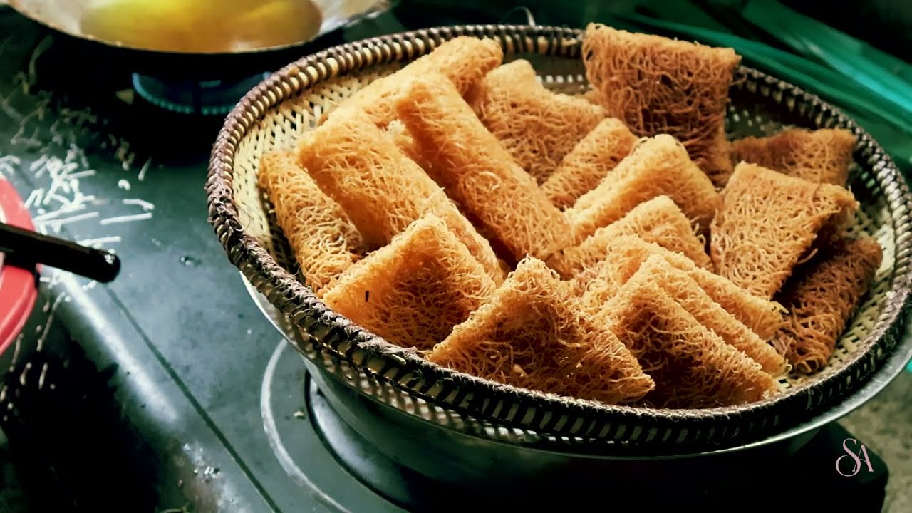 Sarang Semut, Kuih Tradisional Iban | Ranggup, guna dua jenis tepung