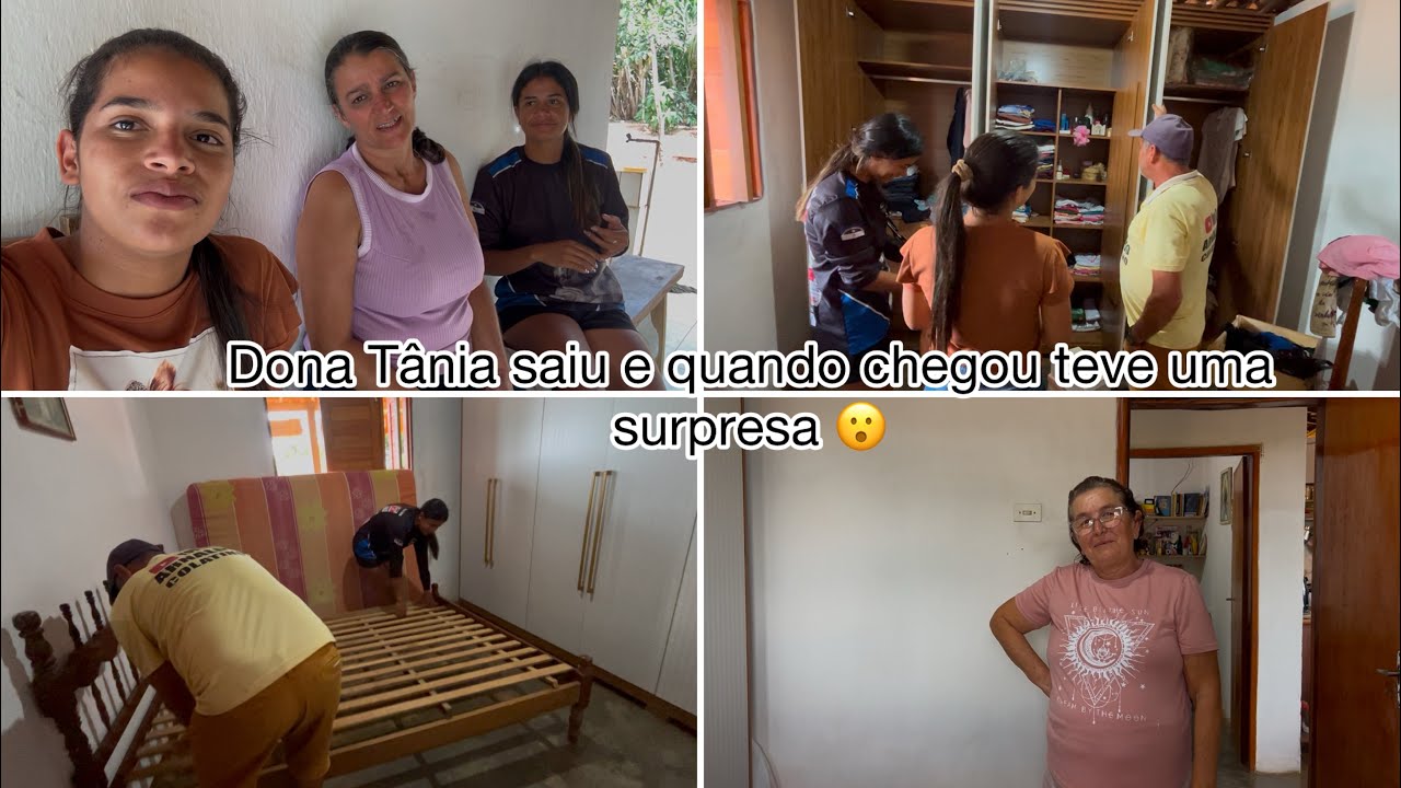 ARRUMAMOS A GUARDA ROUPA DELA + O QUE ELA ACHOU !!🤩 muitas resenhas 