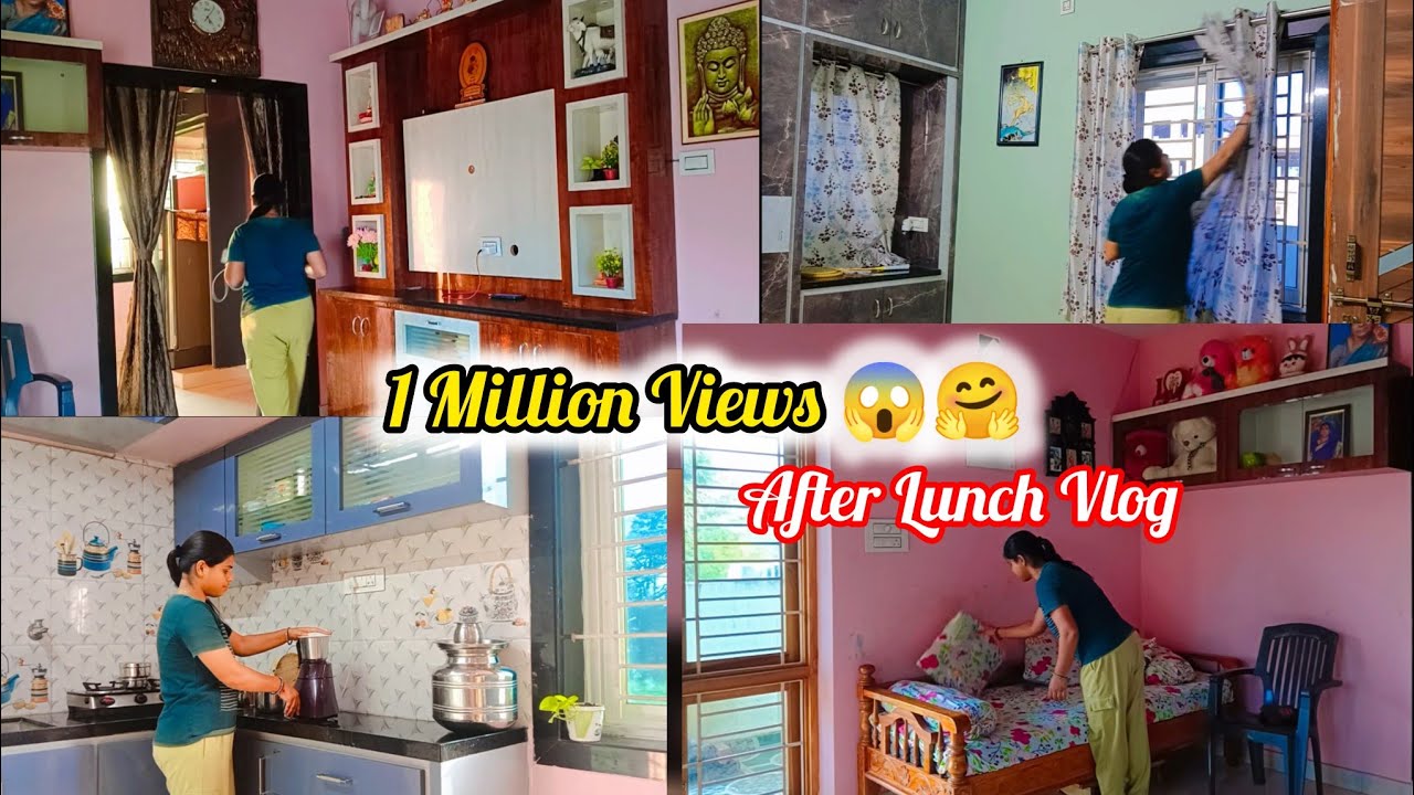 1 Million Views 😱🤗 || After Lunch Vlog || Homemakers Daily Vlog || Lekha Srinu's Diaries || Trending