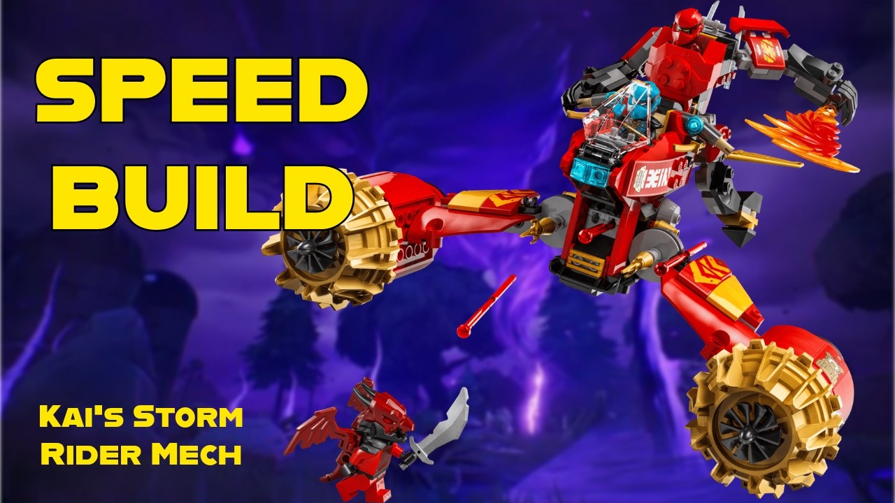 LEGO Ninjago Kai’s Storm Rider Mech | Unboxing & Build