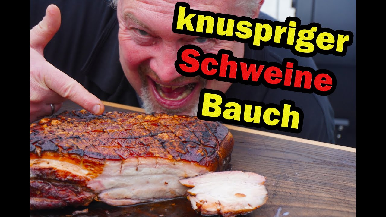 Perfekter Schweinebauch - knusprig und butterzart
