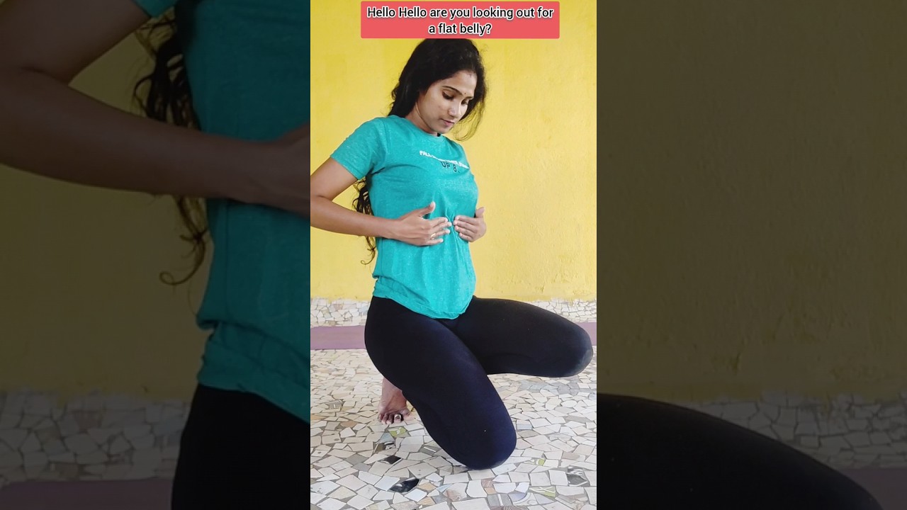 Yoga for flat belly #viral #share #youtubeshorts #shorts #bellyfat