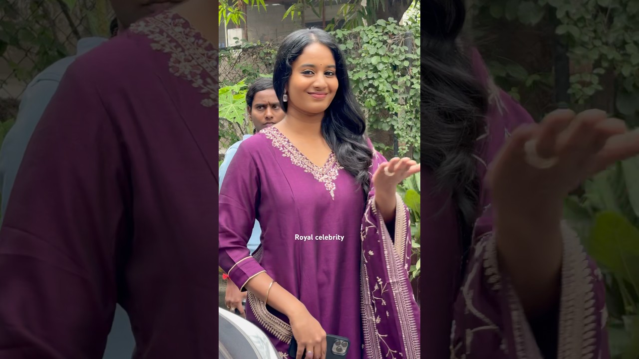 The Gorgeous Brigida Saga Snapped At Maragam Movie Promotions