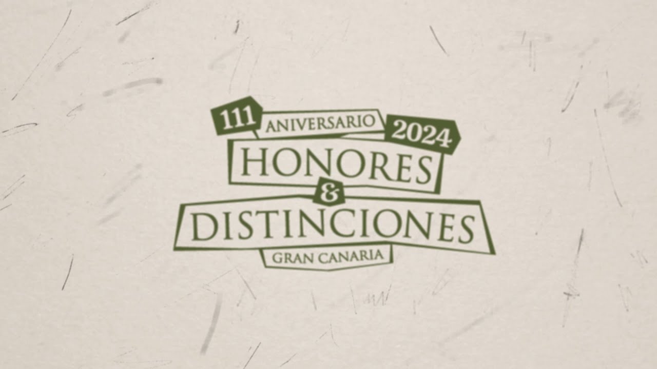 Acto de entrega de Honores y Distinciones del Cabildo de Gran Canaria 2024