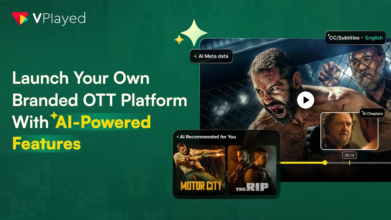 Build & Deploy Your Own Branded AI-Driven OTT Platform Faster With VPlayed