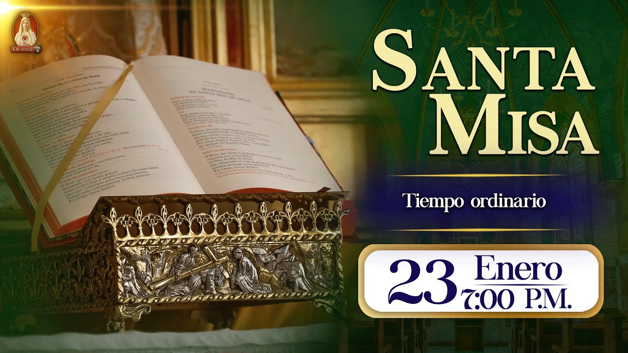 Santa Misa en Caballeros de la Virgen, 23 de enero de 2026⚜️ 7:00 p.m