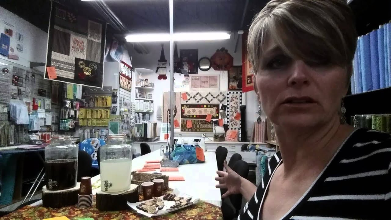 Quick tour of The Ultimate Sewing Centre in Oshawa Longarm Free Motion Quilting Video