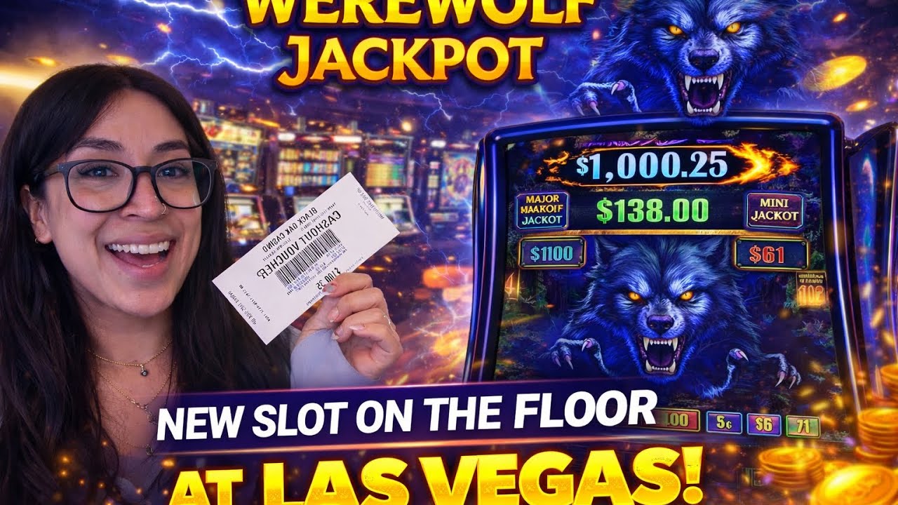 WEREWOLF JACKPOT SLOT IN VEGAS - ARIA HOTEL