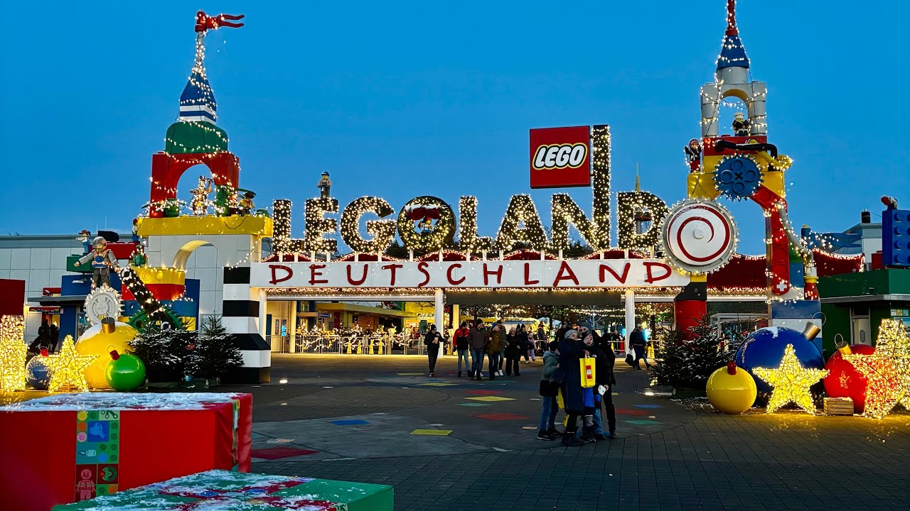 360° LEGOLand Christmas Market -  WinterWonder WeihnachtsMarkt | 2024 | Walking Tour, Original sound