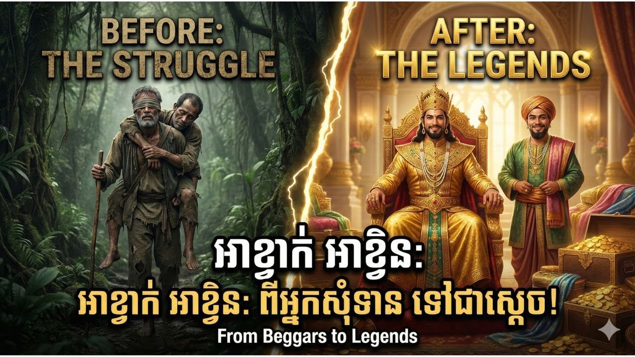 រឿងព្រេងខ្មែរ៖ អាខ្វាក់ អាខ្វិន - Ah Khvak Ah Khvin - Legend of Cambodia (Animation)