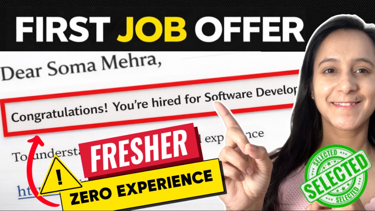 How To Get FIRST JOB as FRESHER 2026 (Step By Step Guide) | No Experience Needed
