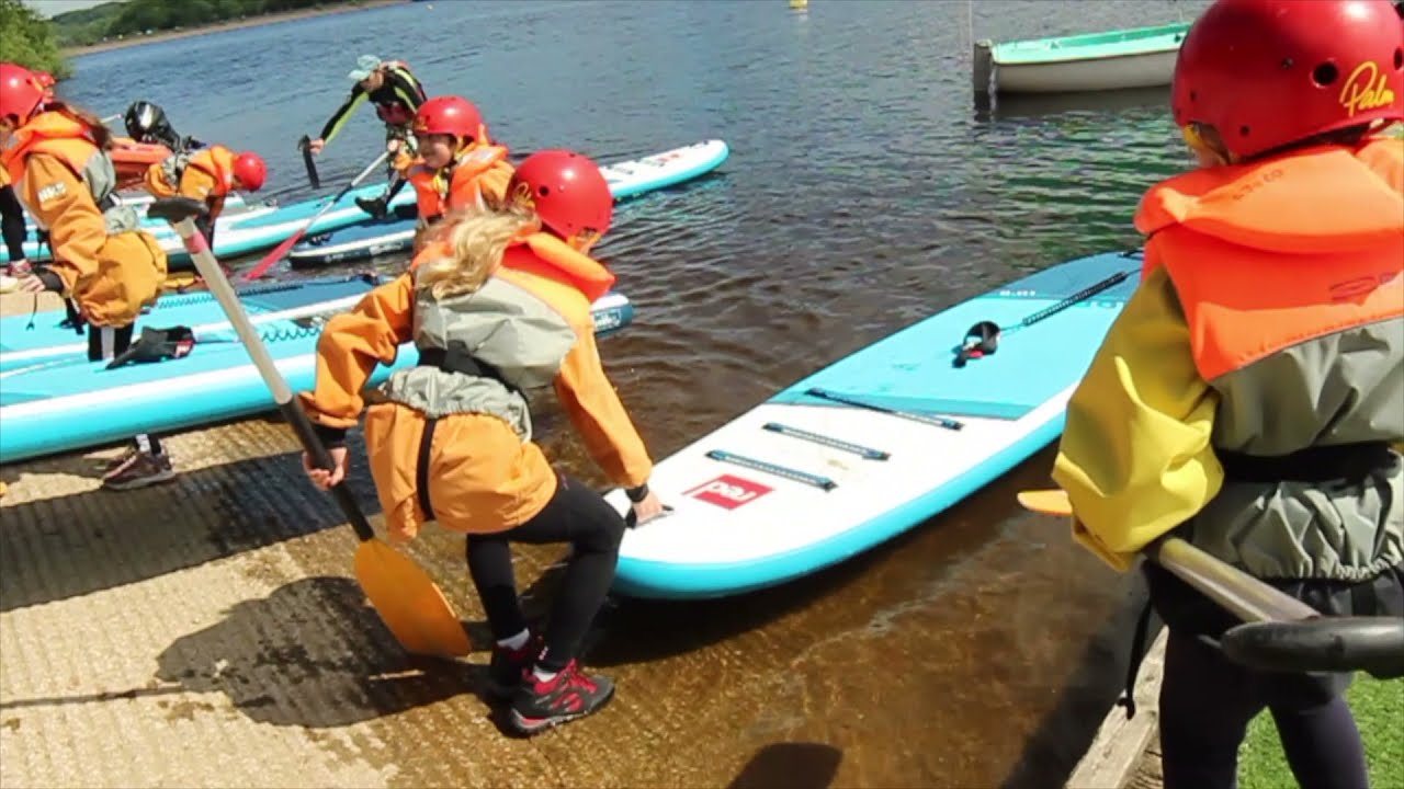Paddleboarding with Liv and Jonny