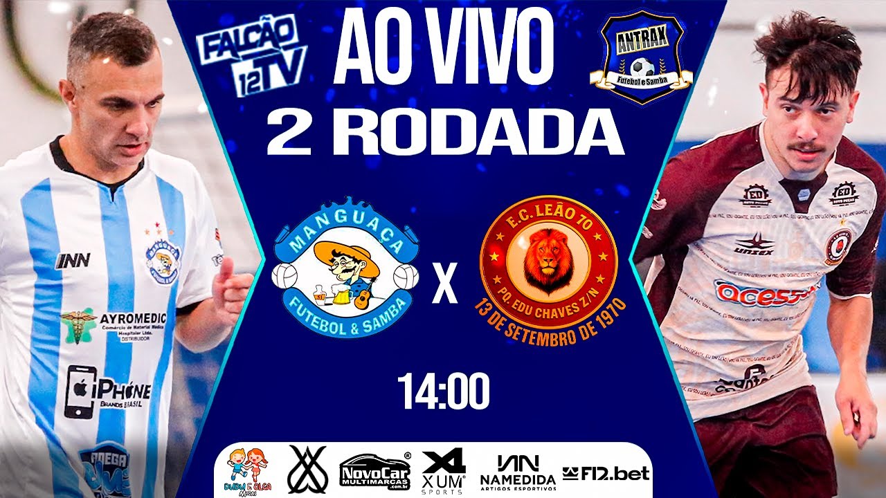 FUTSAL AO VIVO - MANGUAÇA x LEÃO 70 - 2º RODADA - COPA ANTRAX 2025