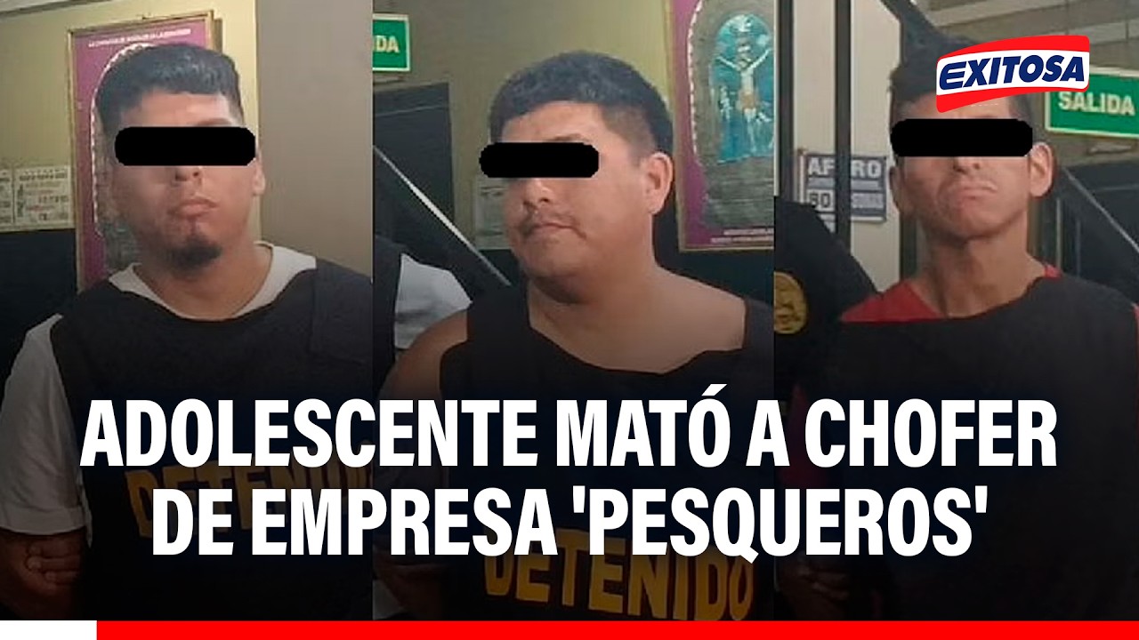 🔴🔵 Adolescente cometió crimen contra chofer de empresa 'Pesqueros', afirma Óscar Arriola