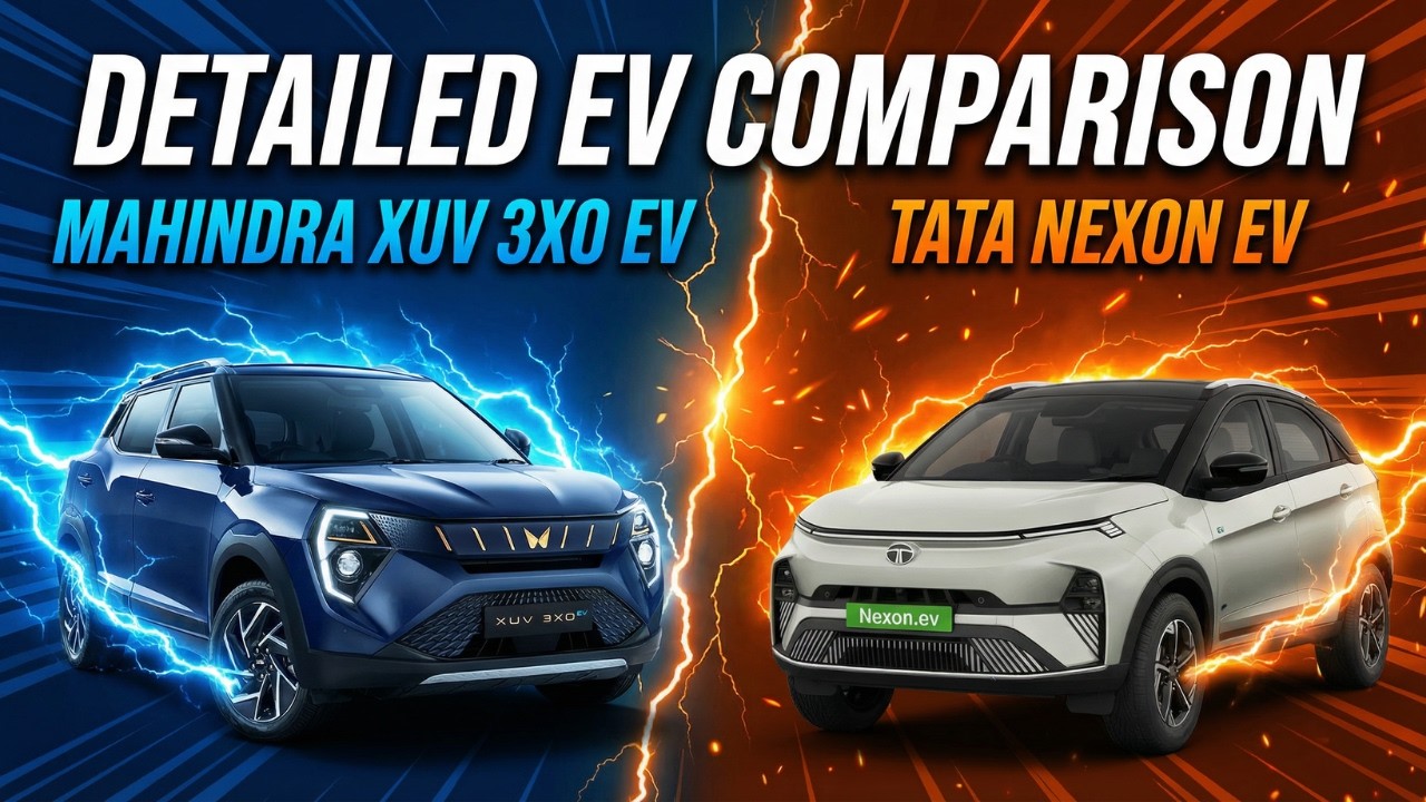 Mahindra XUV 3XO EV vs Tata Nexon EV 45: Nexon Khatre Mein? ⚡️ Detailed Comparison!