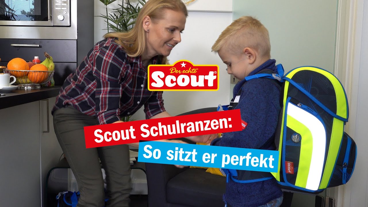 Scout Schulranzen: So sitzt er perfekt.